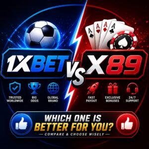 1xBet vs X89 logo